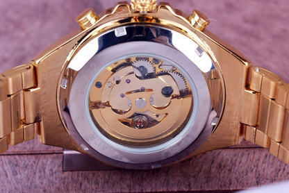 All-steel Hollow Automatic Mechanical Watch For Men