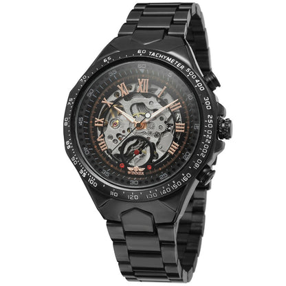 All-steel Hollow Automatic Mechanical Watch For Men