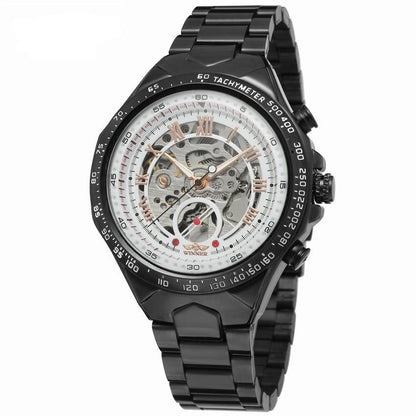 All-steel Hollow Automatic Mechanical Watch For Men