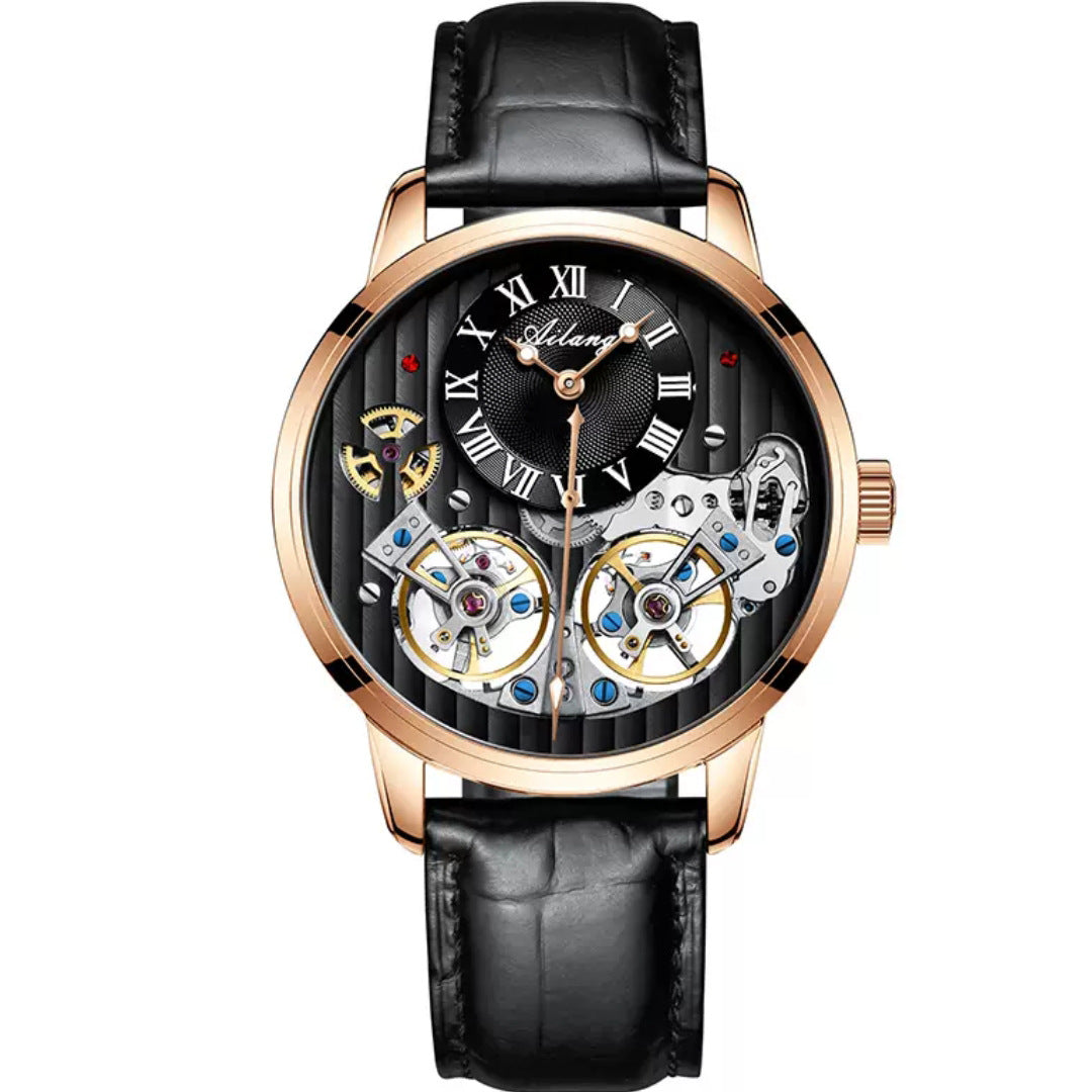 Double Tourbillon Automatic Mechanical Watch Men's Watch