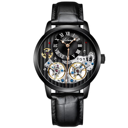 Double Tourbillon Automatic Mechanical Watch Men's Watch