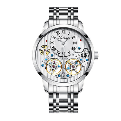 Double Tourbillon Automatic Mechanical Watch Men's Watch
