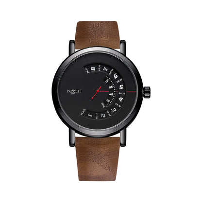 Turntable, Waterproof, Quartz  Mens Watch