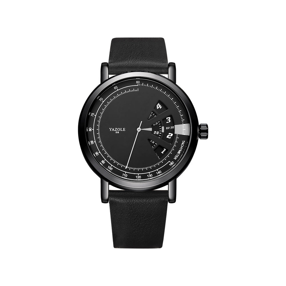 Turntable, Waterproof, Quartz  Mens Watch