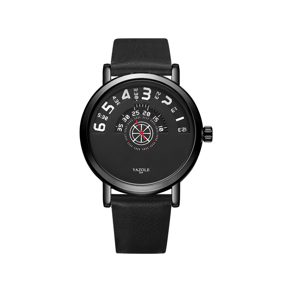 Turntable, Waterproof, Quartz  Mens Watch