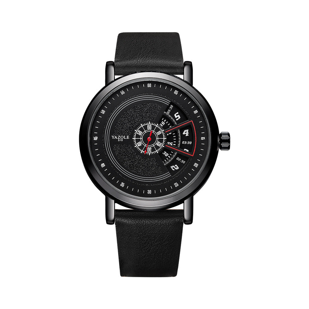 Turntable, Waterproof, Quartz  Mens Watch