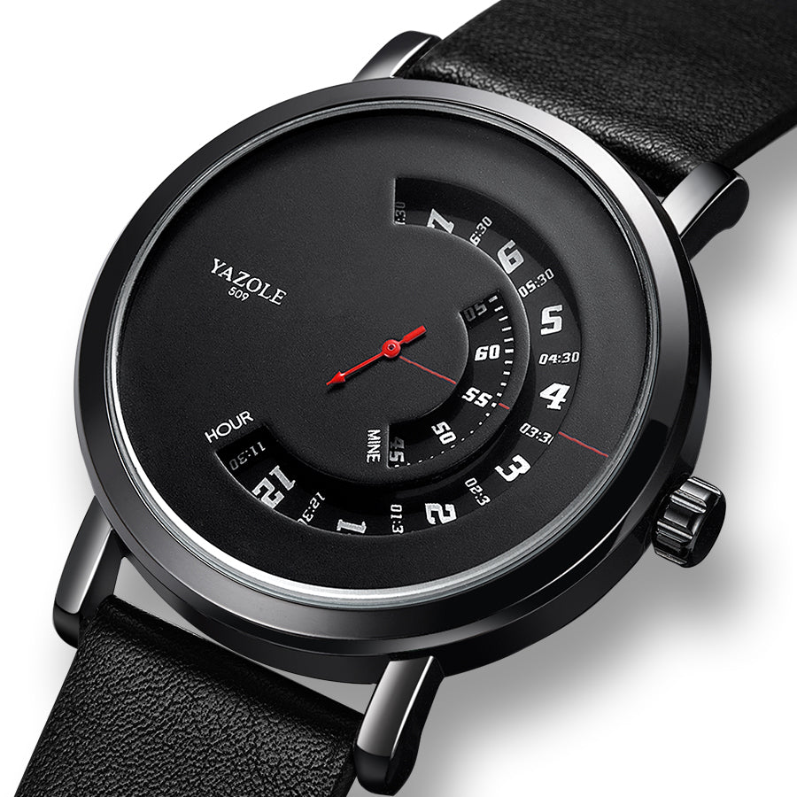 Turntable, Waterproof, Quartz  Mens Watch