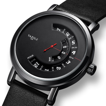 Turntable, Waterproof, Quartz  Mens Watch