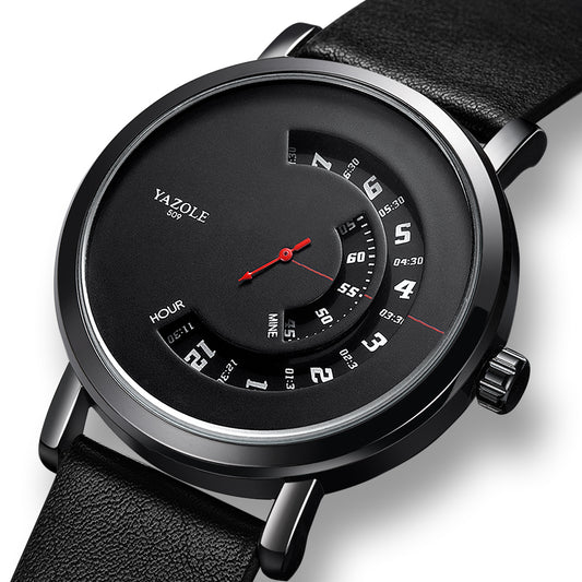 Turntable, Waterproof, Quartz  Mens Watch